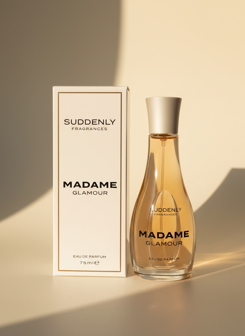 Suddenly Fragrances,  Madame Glamour Eau de Parfum for Women – 75ml (German Made)